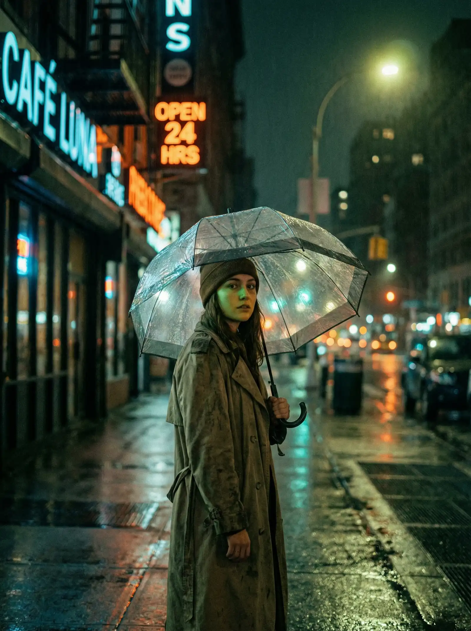 青空光 本周佳作 - 雨夜独行